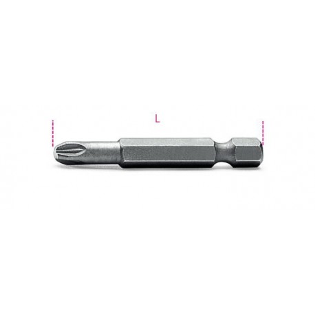 862PZ - puntas de atornillar para tornillos con huella de cruz Pozidriv®-Supadriv®