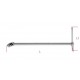 900/40 - mango articulado macho 1/4” en T