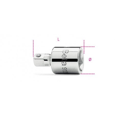 910/15 - adaptador con cuadrado hembra 3/8” y macho 1/4”