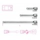 910AN - alargaderas con cuadradomacho y hembra 3/8” angulares