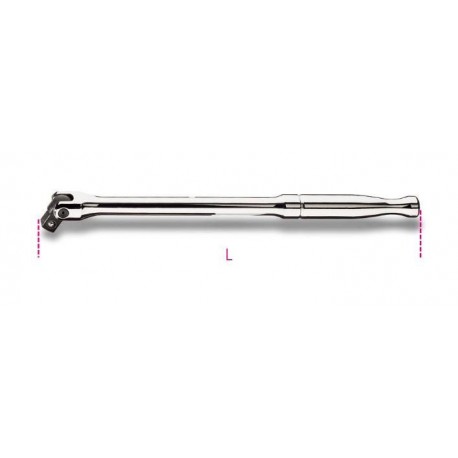 910M/35 - mango articulado macho 3/8” con empuñadura de metal