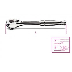 910M/55 - carraca reversible con cuadradomacho 3/8” con mango de metal