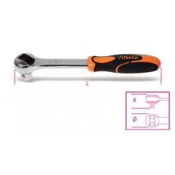 920/55X - carraca reversible con cuadrado macho 1/2”, 72 dientes