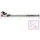 920M/56 - carraca reversible articulada, con cuadrado macho 1/2” con mango de metal