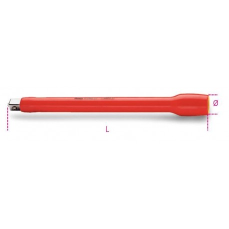 920MQ/22 - prolongador cuadrado macho y hembra 1/2”