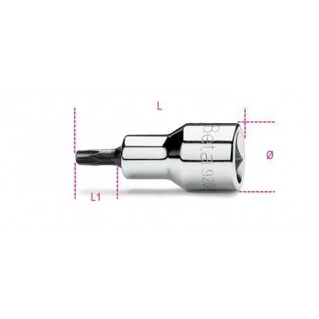 920TX - vasos macho para tornillos con huella Torx®