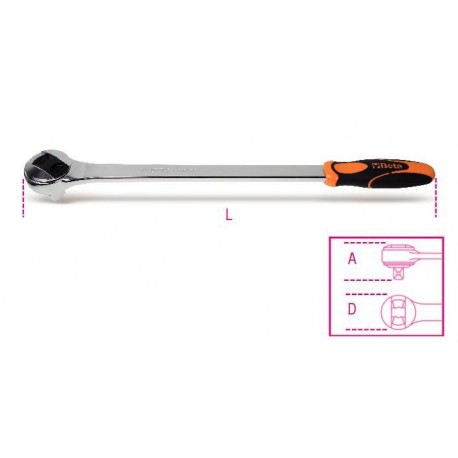 928/55 - carraca reversible con cuadradomacho 3/4”, 72 dientes