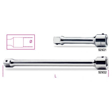 929/21 - 929/22 - alargaderas con cuadradomacho y hembra 1”