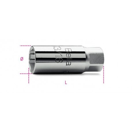 956E - llaves de vaso con cuadrado hembra 3/8”, para bujías