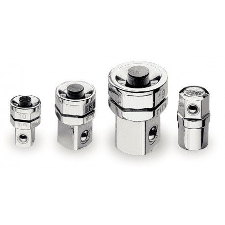 123/K4_GDO - juego de 4 adaptadores para llaves de carraca: 1 adaptador para puntas3 adaptadores de desenganche rápido