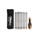 1281BG-TX/A8 - surtido de 8 varillas reversibles y 1 accesorio en estuche