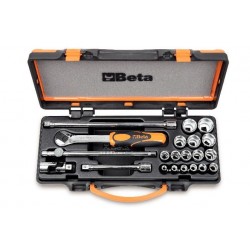 910A/C16 - 16 llaves de vaso hexagonales y 5 accesorios
