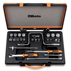 910A/C17 - 17 llaves de vaso hexagonales y 9 accesorios