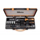 920TX/C17 - 6 puntas de atornillar, 6 vasos,5 vasos macho y 4 accesoriospara tornillos Torx®