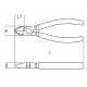 1082BM - alicates de cortantes diagonales,mango en bimaterial