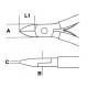 1188BM - alicates de corte diagonal axial mango bimaterial
