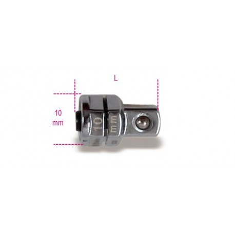 123Q1/4 - adaptador de desenganche rápido 1/4" para llaves de carraca 10 mm