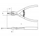 1036 - alicates para retenes exteriores de bocas rectas mangos PVC