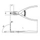 1038 - alicates para retenes exteriores de bocas acodadas a 90° mangos PVC