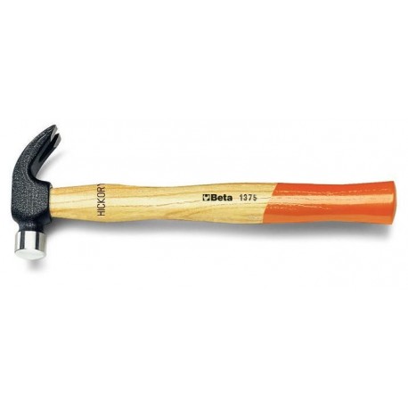 1375 - martillo de boca sacaclavos mango en madera