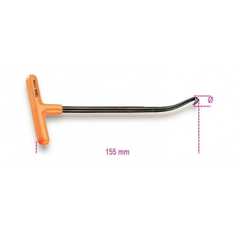 1410/M - llave de gancho para tracción de resortes
