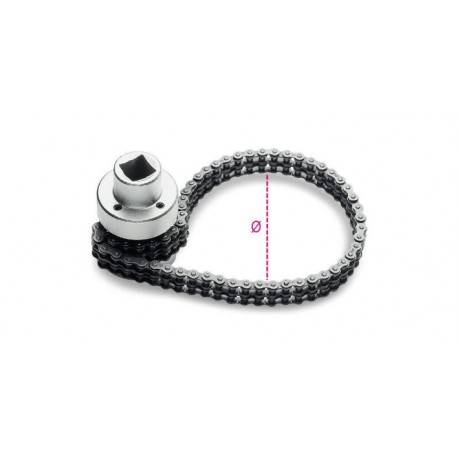 1488/1 - llave de cadena doble fina para filtros de aceite