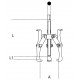 1521/1 - 1521/2 - extractores de tres patas reversibles