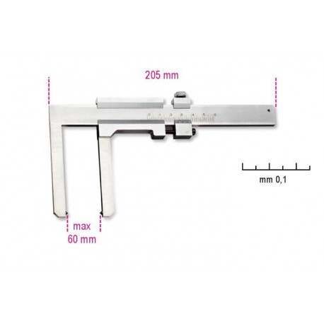 1650FD - calibre de cursor para discos