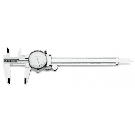 1652 - calibre de cursor con reloj comarador, lectura quincuagesimal