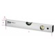 1696B - niveles con base magnética de aluminio perfilado anodizado con 2 cápsulas de nivel irrompibles, precisión 1 mm/m