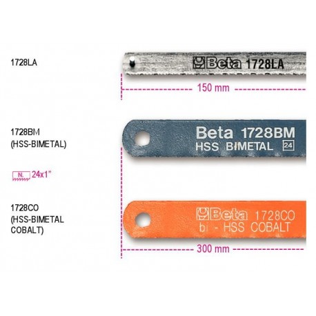 1728... - hojas para arcos de sierra
