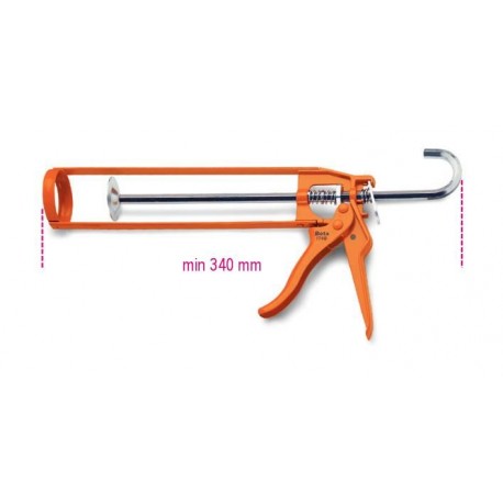 1749 - pistola para masilla impermeable de chapa pintada