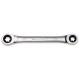 195FTX - llave de estrella doble recta de carraca con cabeza de perfil Torx®