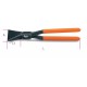 1077 - alicates de bocas anchas y rectas para estañadores, mangos PVC