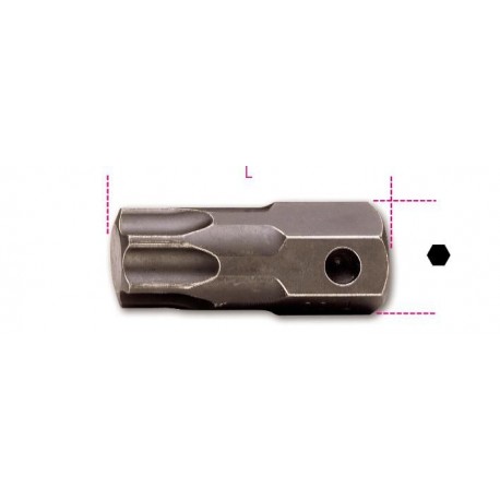 727/ES22TX - punta de impacto macho para tornillos con huella Torx®, unión 22 mm